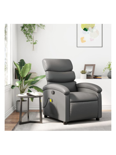 Sonata H Масажен наклоняем стол, сив, изкуствена кожа