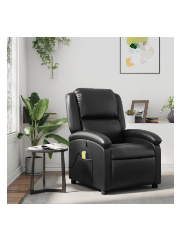 Sonata H Масажен наклоняем стол, черен, изкуствена кожа