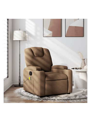 Sonata H Масажен наклоняем стол, кафяв, текстил