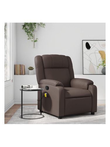 Sonata H Масажен наклоняем стол, кафяв, изкуствена кожа