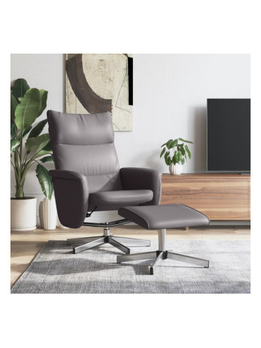 Sonata H Наклоняем стол с табуретка, сив, изкуствена кожа