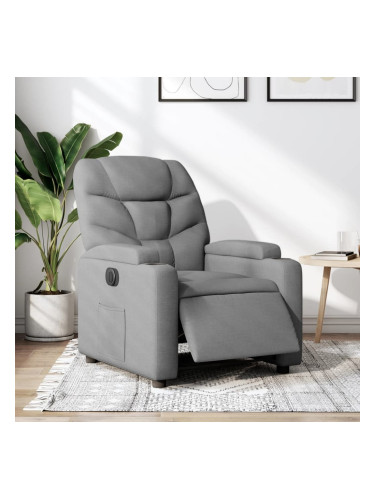 Sonata H Електрически наклоняем стол, светлосив, текстил