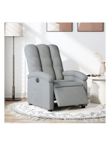 Sonata H Електрически наклоняем стол, светлосив, текстил