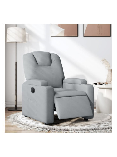 Sonata H Електрически наклоняем стол, светлосив, текстил