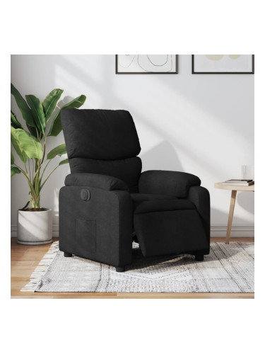 Sonata H Електрически стол реклайнер, черен, текстил