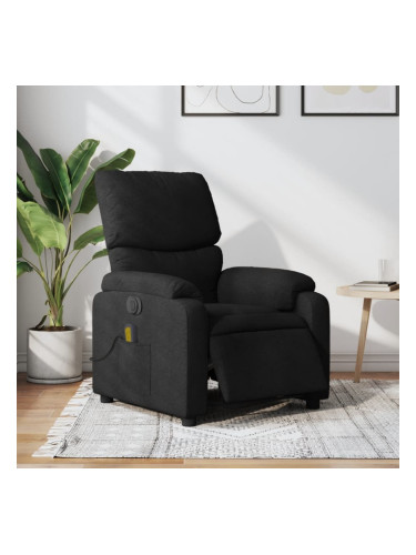 Sonata H Електрически масажен наклоняем стол, черен, текстил