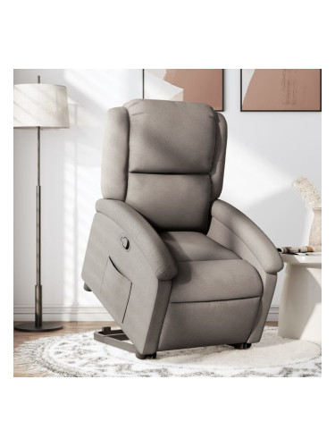 Sonata H Изправящ реклайнер стол, таупе, текстил