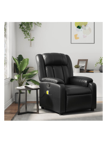 Sonata H Масажен наклоняем стол, черен, изкуствена кожа