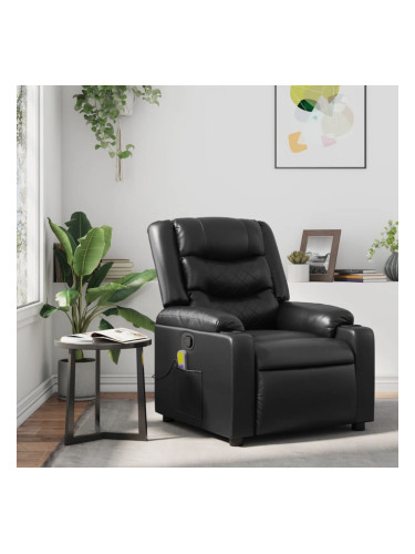 Sonata H Масажен наклоняем стол, черен, изкуствена кожа