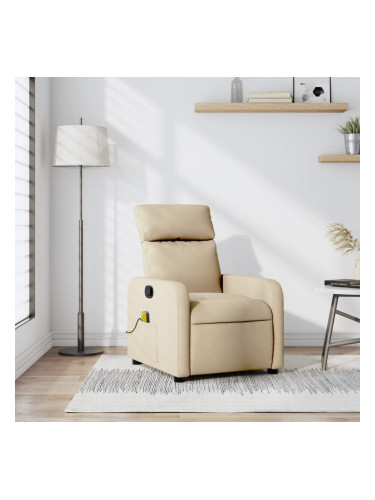 Sonata H Масажен наклоняем стол, кремав, текстил