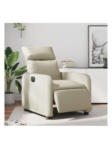 Sonata H Електрически наклоняем стол, кремав, изкуствена кожа