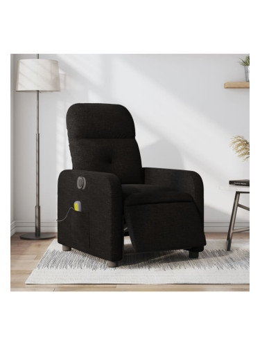 Sonata H Електрически масажен наклоняем стол, черен, текстил