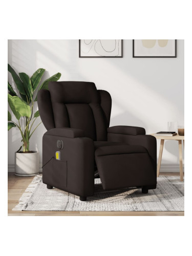 Sonata H Електрически масажен наклоняем стол, тъмнокафяв, текстил