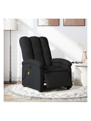 Sonata H Електрически масажен наклоняем стол, черен, текстил