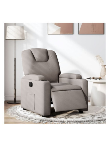 Sonata H Електрически реклайнер стол, таупе, текстил