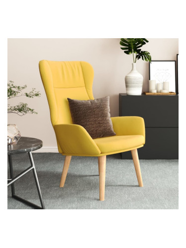 Sonata H Релакс стол, горчица жълто, текстил