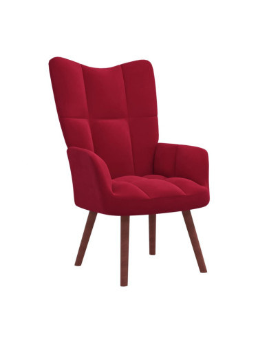 Sonata H Релакс стол, виненочервен, кадифе