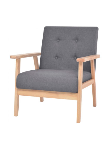 Sonata H Кресло, тъмносиво, текстил