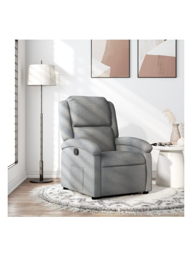 Sonata H Реклайнер стол, светлосив, текстил