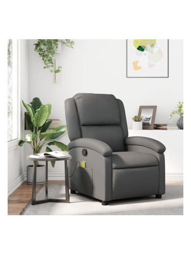 Sonata H Масажен наклоняем стол, сив, изкуствена кожа