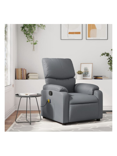 Sonata H Масажен наклоняем стол, сив, изкуствена кожа