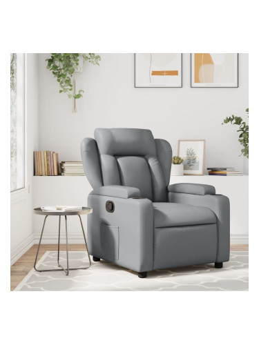 Sonata H Масажен наклоняем стол, сив, изкуствена кожа