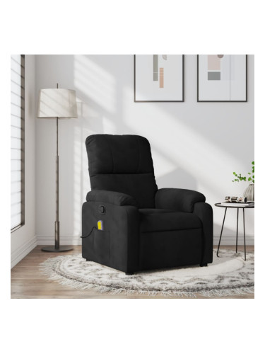 Sonata H Масажен наклоняем стол, черен, микрофибърен текстил