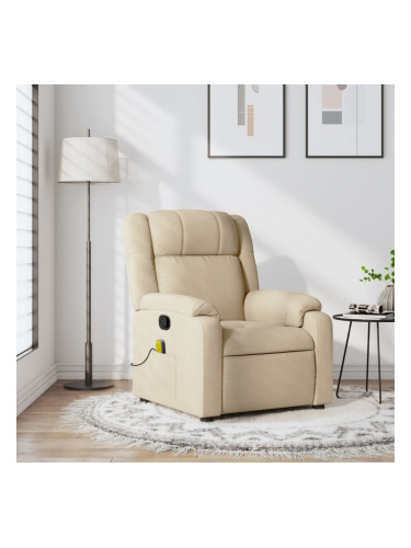 Sonata H Масажен наклоняем стол, кремав, текстил