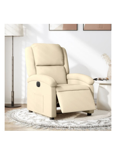 Sonata H Електрически стол реклайнер , кремав, текстил