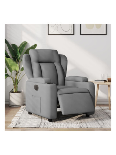 Sonata H Електрически наклоняем стол, светлосив, текстил