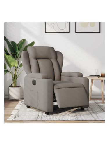 Sonata H Електрически реклайнер стол, таупе, текстил