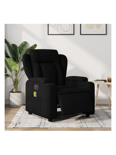 Sonata H Електрически масажен наклоняем стол, черен, текстил