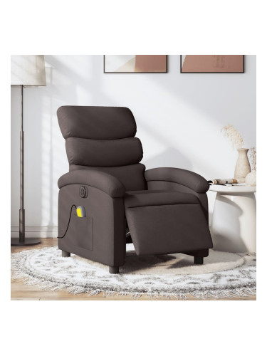 Sonata H Електрически масажен наклоняем стол, тъмнокафяв, текстил