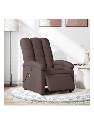 Sonata H Електрически масажен наклоняем стол, тъмнокафяв, текстил