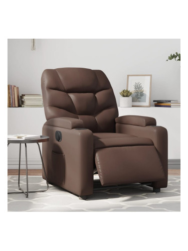 Sonata H Електрически наклоняем стол, кафяв, изкуствена кожа