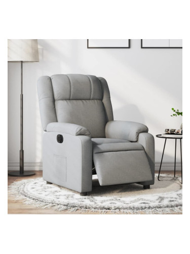 Sonata H Електрически наклоняем стол, светлосив, текстил