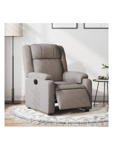 Sonata H Електрически реклайнер стол, таупе, текстил