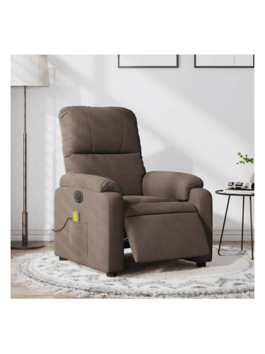 Sonata H Електрически масажен наклоняем стол кафяв микрофибърен текстил