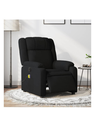 Sonata H Електрически масажен наклоняем стол, черен, текстил