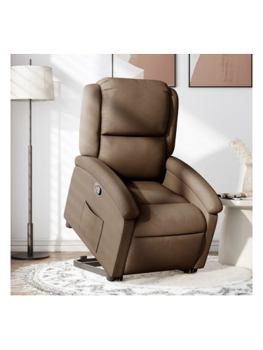 Sonata H Изправящ реклайнер стол, кафяв, текстил