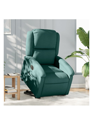 Sonata H Електрически изправящ реклайнер стол, тъмнозелен, текстил