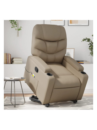 Sonata H Изправящ масажен наклоняем стол, капучино, изкуствена кожа