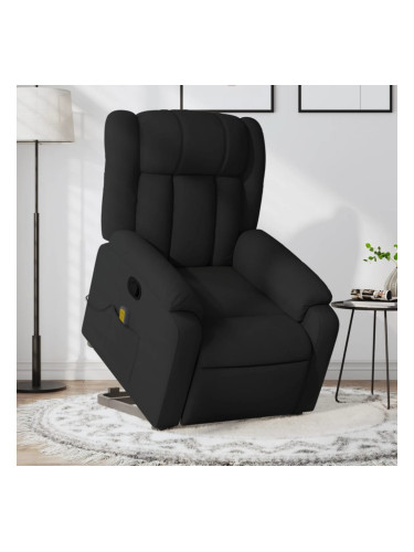 Sonata H Масажен изправящ стол реклайнер, черен, текстил