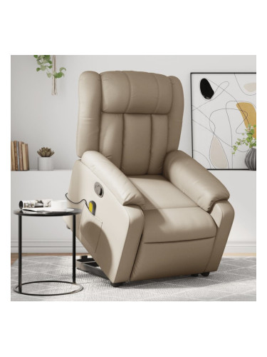 Sonata H Изправящ масажен наклоняем стол, капучино, изкуствена кожа