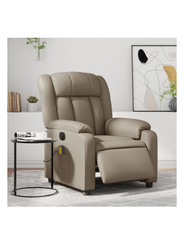 Sonata H Електрически масажен реклайнер стол, капучино, изкуствена кожа