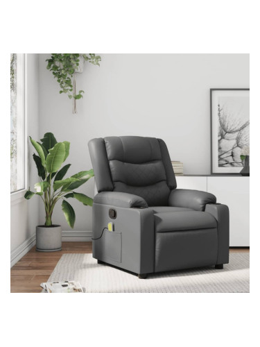 Sonata H Масажен наклоняем стол, сив, изкуствена кожа