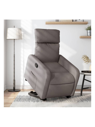 Sonata H Изправящ реклайнер стол, таупе, текстил