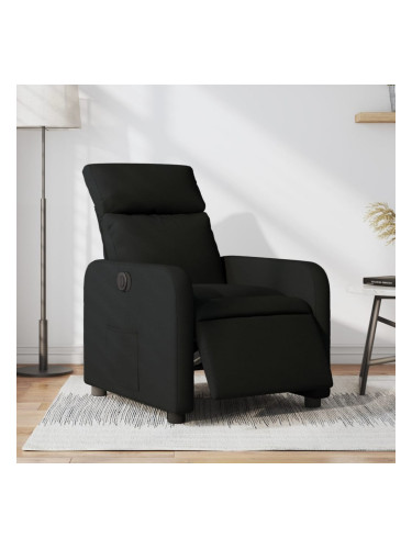 Sonata H Електрически стол реклайнер, черен, текстил