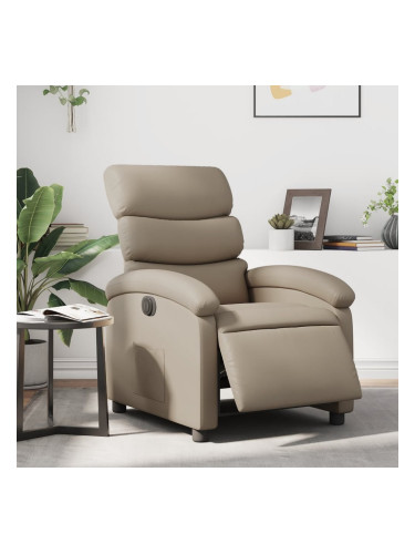 Sonata H Електрически стол реклайнер, капучино, изкуствена кожа