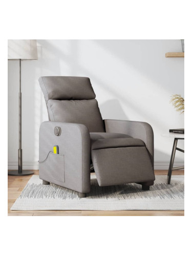 Sonata H Електрически масажен наклоняем стол, таупе, текстил